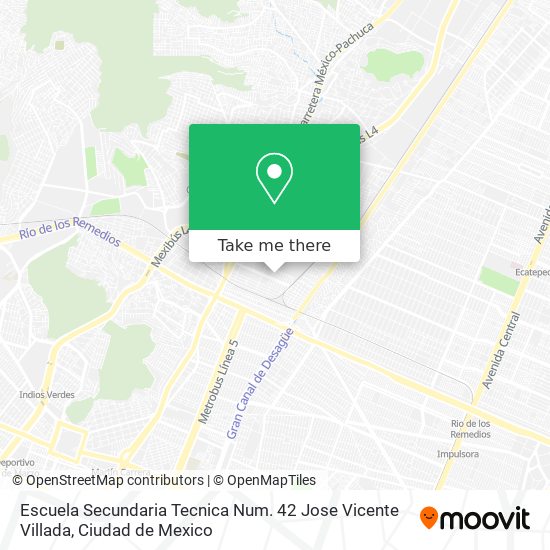 Escuela Secundaria Tecnica Num. 42 Jose Vicente Villada map