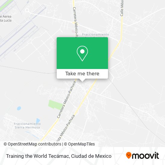 Mapa de Training the World Tecámac