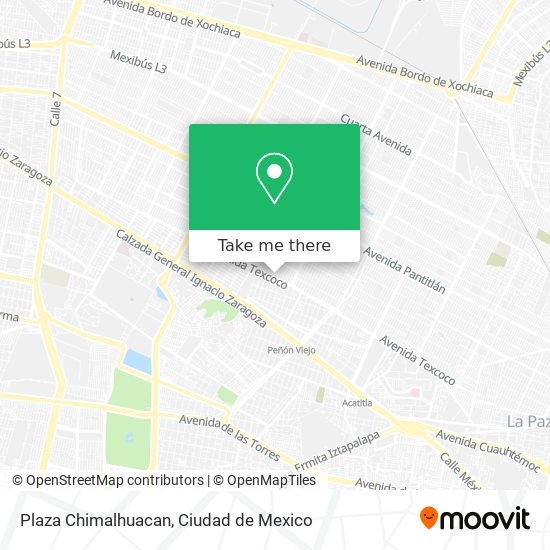 Plaza Chimalhuacan map