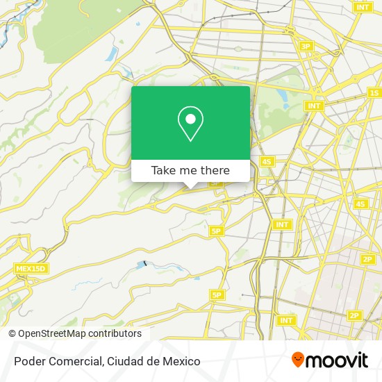 Poder Comercial map