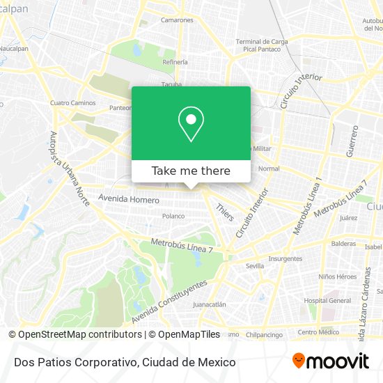 Mapa de Dos Patios Corporativo