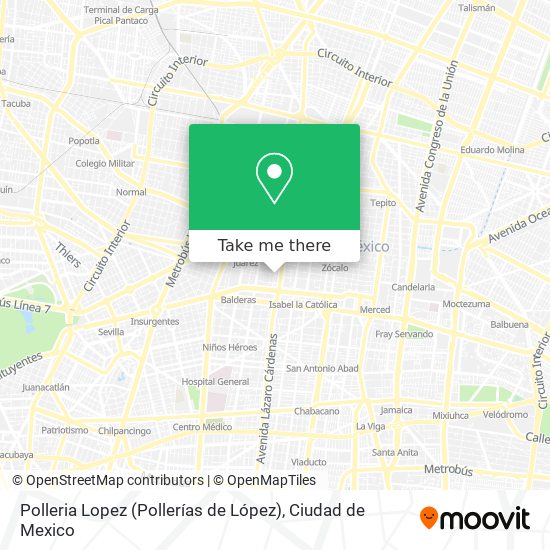 Mapa de Polleria Lopez (Pollerías de López)