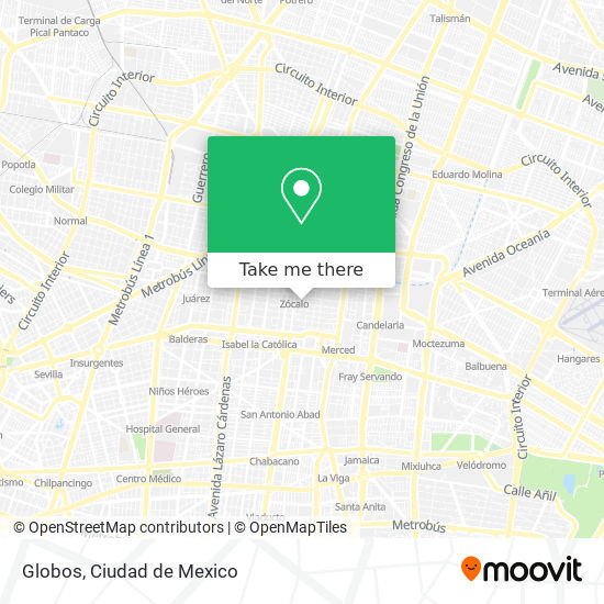 Mapa de Globos