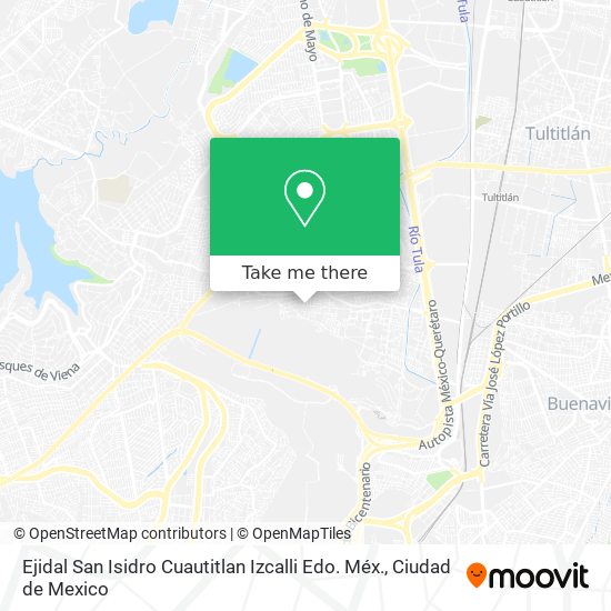 Ejidal San Isidro Cuautitlan Izcalli Edo. Méx. map
