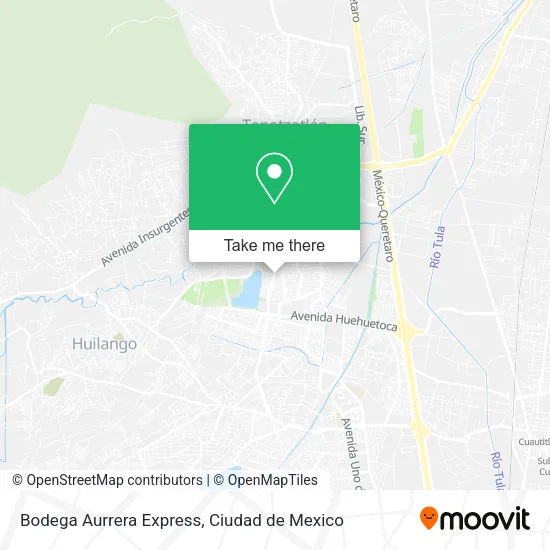 Bodega Aurrera Express map