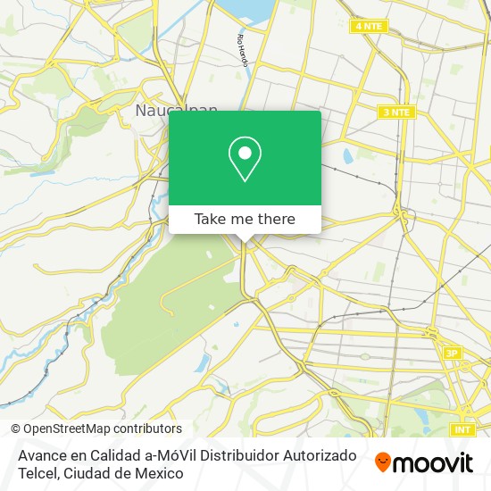 Avance en Calidad a-MóVil Distribuidor Autorizado Telcel map