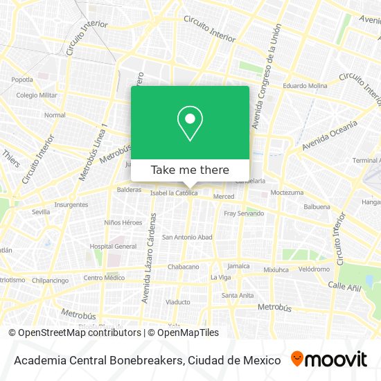 Academia Central Bonebreakers map