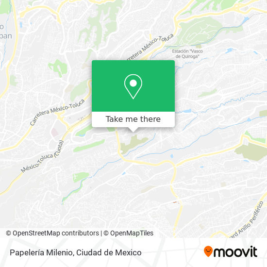 Papelería Milenio map