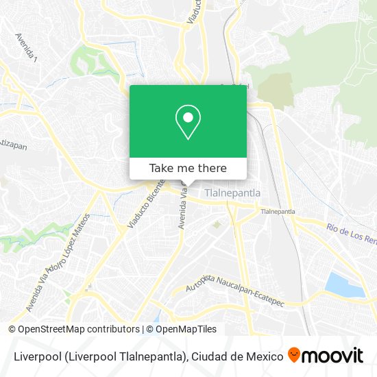 Liverpool (Liverpool Tlalnepantla) map