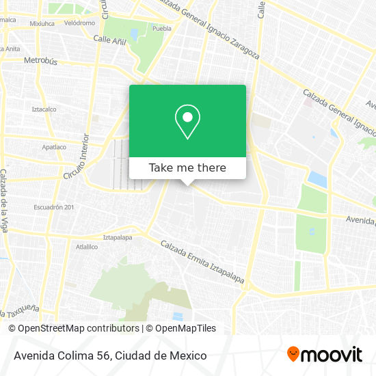 Mapa de Avenida Colima 56