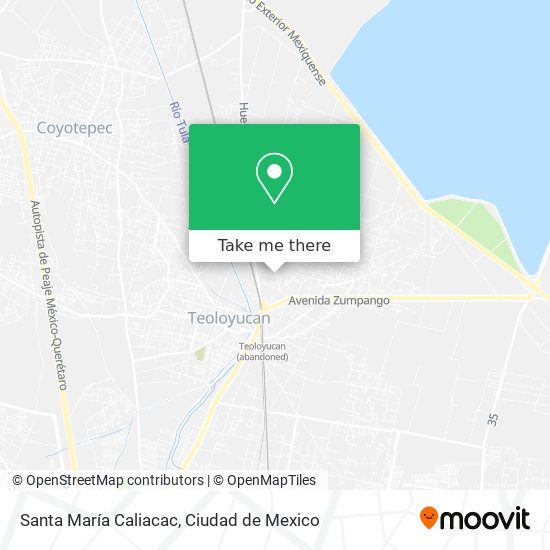 How to get to Santa María Caliacac in Coyotepec by Bus?