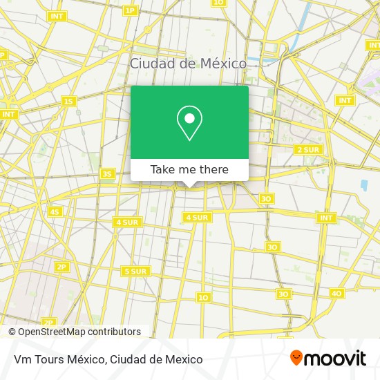 Mapa de Vm Tours México
