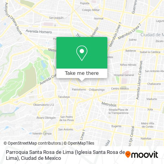 Parroquia Santa Rosa de Lima map