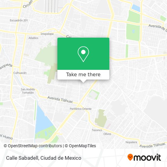 Calle Sabadell map