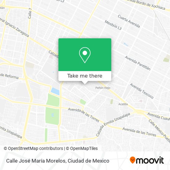 Calle José María Morelos map