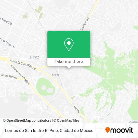Lomas de San Isidro El Pino map