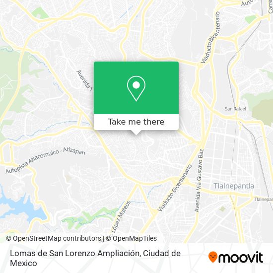 Lomas de San Lorenzo Ampliación map