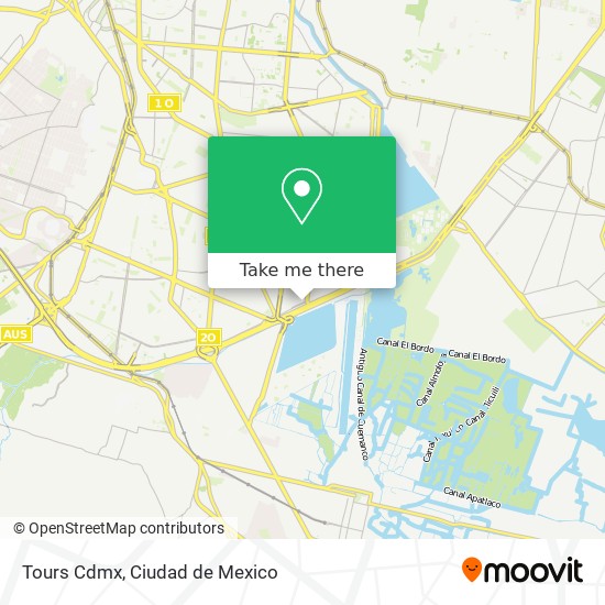 Tours Cdmx map