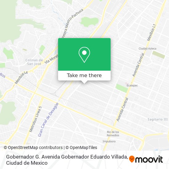 Gobernador G. Avenida Gobernador Eduardo Villada map