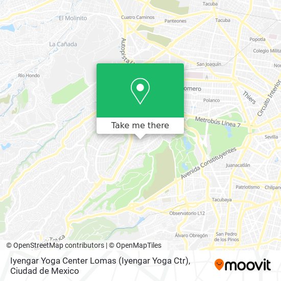 Mapa de Iyengar Yoga Center Lomas (Iyengar Yoga Ctr)