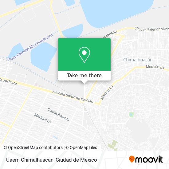 Uaem Chimalhuacan map