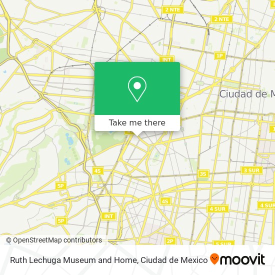 Ruth Lechuga Museum and Home map