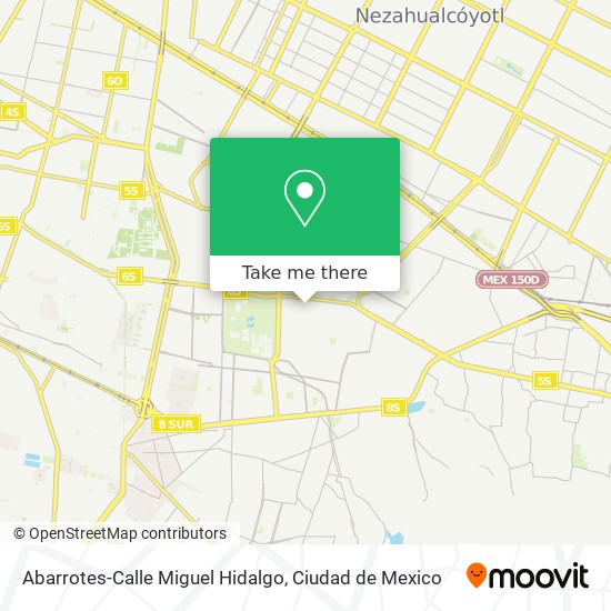 Abarrotes-Calle Miguel Hidalgo map