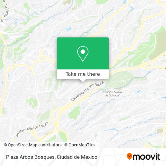 Plaza Arcos Bosques map
