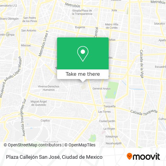 Plaza Callejón San José map