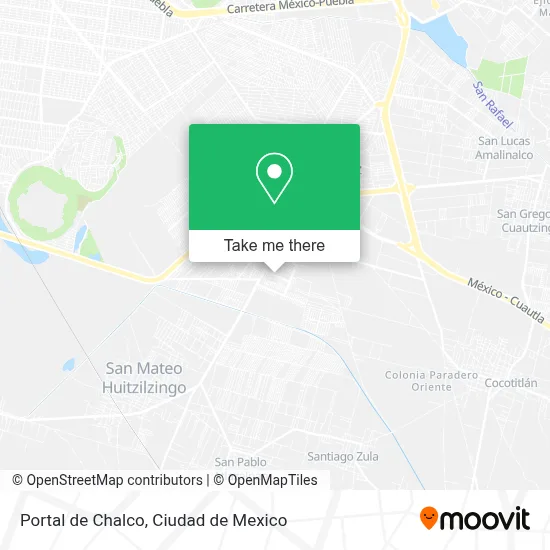 Portal de Chalco map