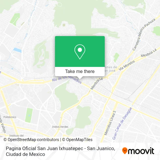 Mapa de Pagina Oficial San Juan Ixhuatepec - San Juanico