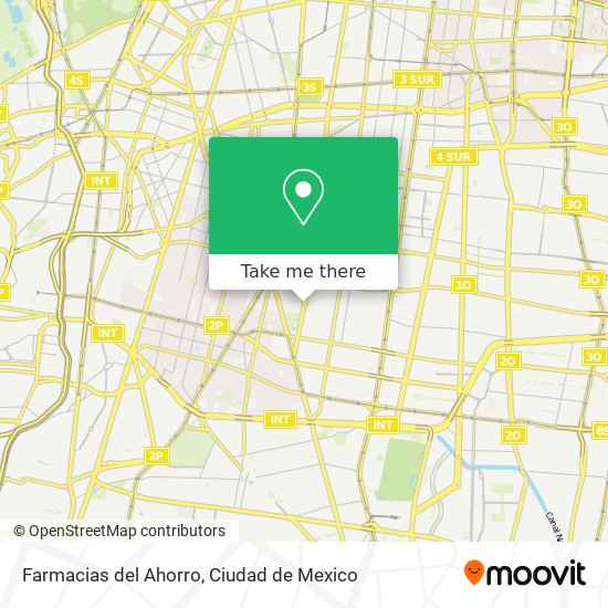 Farmacias del Ahorro map