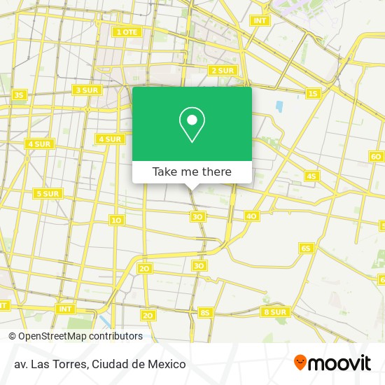 Mapa de av. Las Torres
