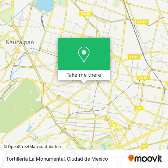 Tortillería La Monumental map