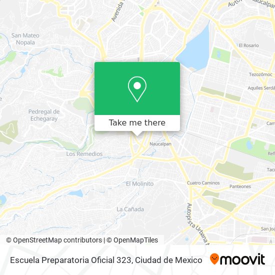 Escuela Preparatoria Oficial 323 map