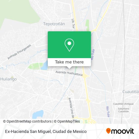 Mapa de Ex-Hacienda San Miguel