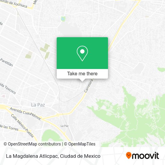 La Magdalena Atlicpac map