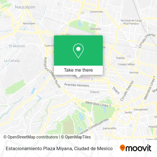 Estacionamiento Plaza Miyana map