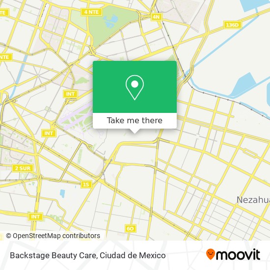 Backstage Beauty Care map