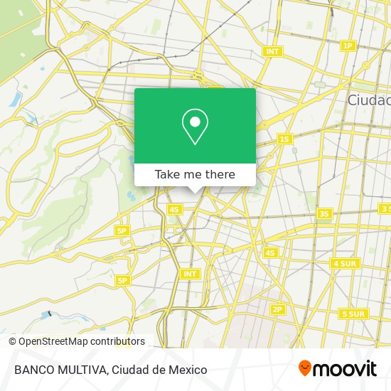 BANCO MULTIVA map