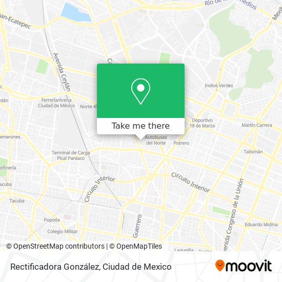 Rectificadora González map