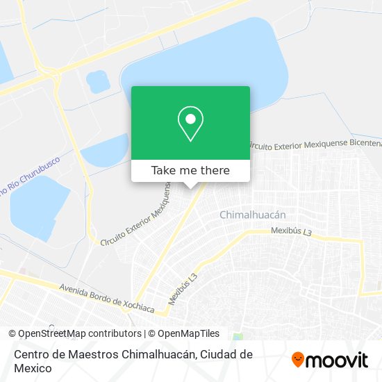Centro de Maestros Chimalhuacán map