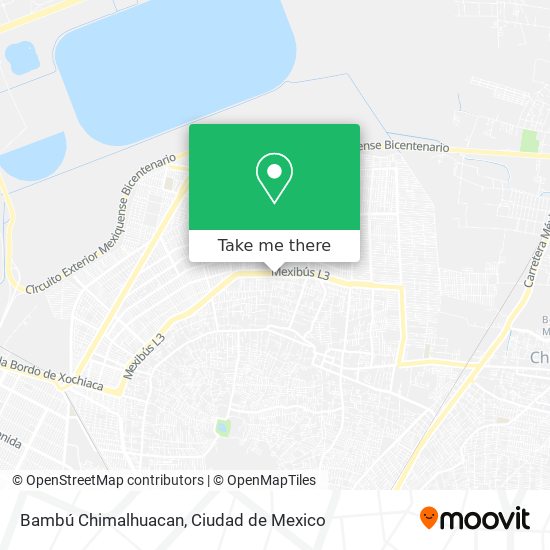 Bambú Chimalhuacan map