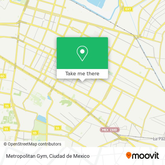 Metropolitan Gym map