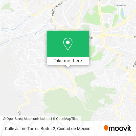 Calle Jaime Torres Bodet 2 map