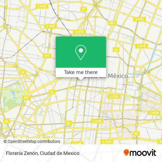Florería Zenón map