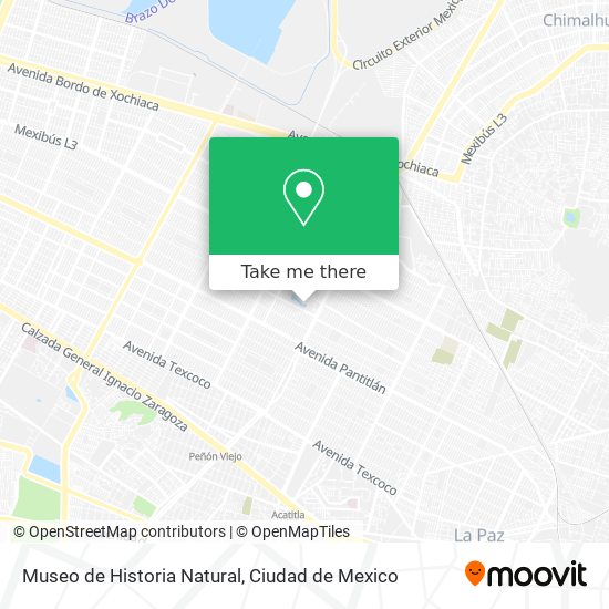 Mapa de Museo de Historia Natural