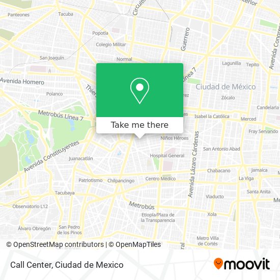 Mapa de Call Center