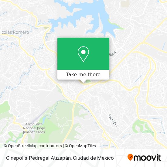 Cinepolis-Pedregal Atizapán map