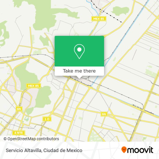 Servicio Altavilla map